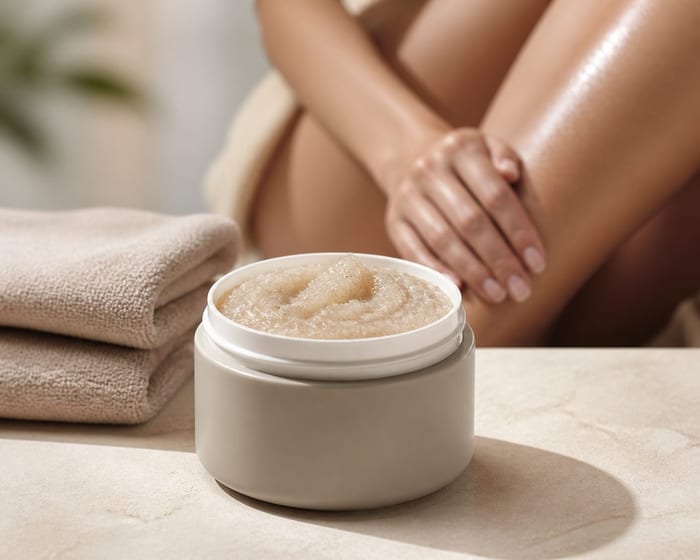 Gommage corps peau sensible : choisir un exfoliant vraiment doux