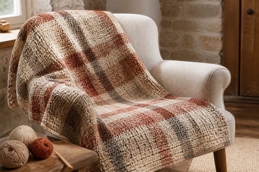 Plaid au crochet : choisir le fil, le point et les bonnes dimensions