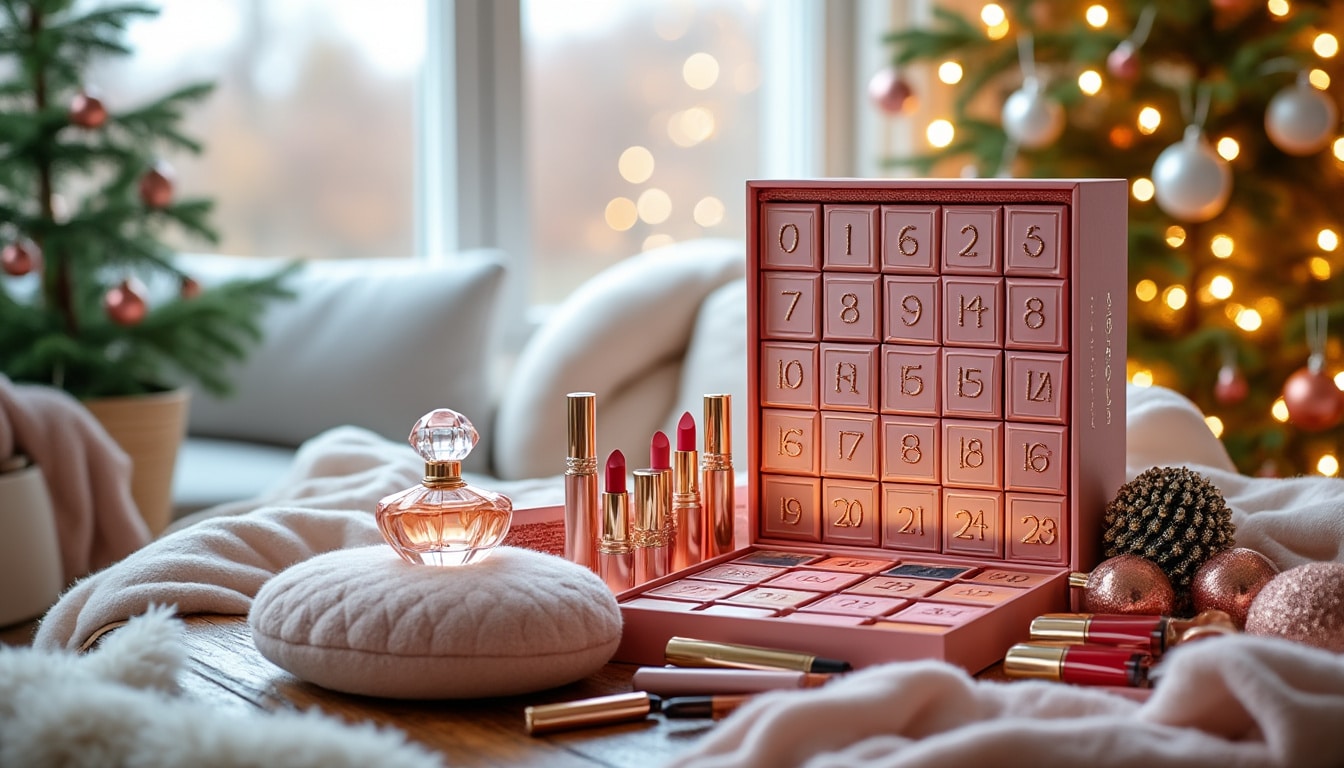 découvrez notre calendrier de l'avent maquillage : des astuces et conseils inédits pour embellir chaque jour de votre compte à rebours beauté. préparez-vous à briller durant la période des fêtes avec nos sélections de produits et idées créatives.