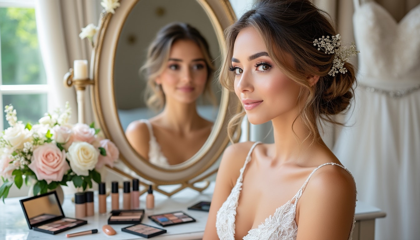 découvrez les meilleures astuces et conseils de maquillage pour une mariée afin d'obtenir un look parfait le jour j. transformez-vous en une vision éblouissante grâce à nos recommandations sur les produits, les techniques et les tendances de maquillage pour un mariage inoubliable.